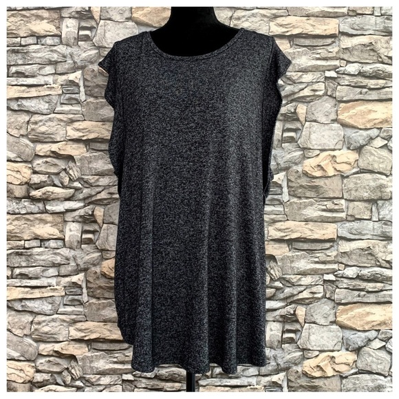 #48 Old Navy Luxe Flutter Sleeve Tunic Shirt Bathing Suit Dress Coverup XXL - Picture 1 of 4